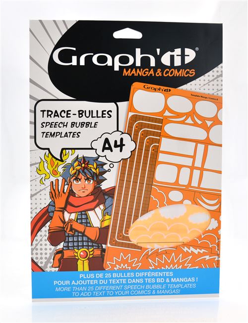 Gabarit Graph'it Trace bulle Comics Manga B