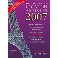 Dictionnaire de cotations des artistes