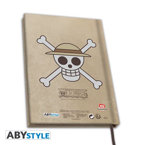 Cahier A5 Premium One Piece Skull - Produits Dérivés Vidéo - Objet dérivé -  Achat & prix