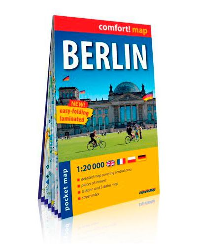 Berlin 1/20.000 (ang) (carte format de poche lamin