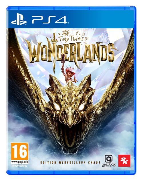 Pochette avant du jeu Tiny Tina's Wonderlands Edition Merveilleux Chaos PS4