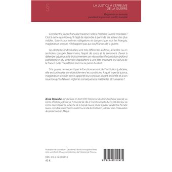 La justice à l'épreuve de la guerre