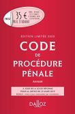 Code de procédure pénale 2020 annoté. Édition limitée