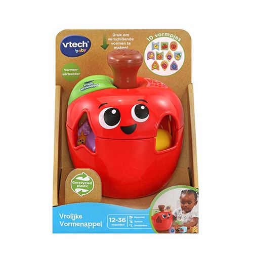 Jeux Educatifs Vtech Baby Vrolijke Vormenappel Version en Néerlandais