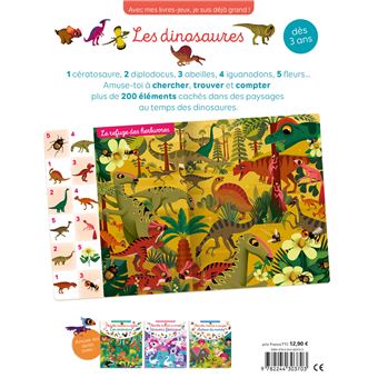 Cherche, trouve et compte, Les dinosaures