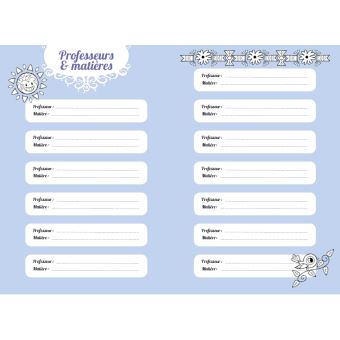 Agenda à colorier 2019-2020