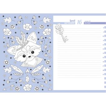 Agenda à colorier 2019-2020