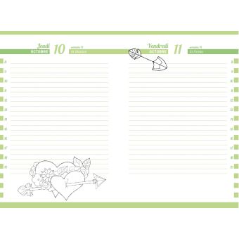 Agenda à colorier 2019-2020