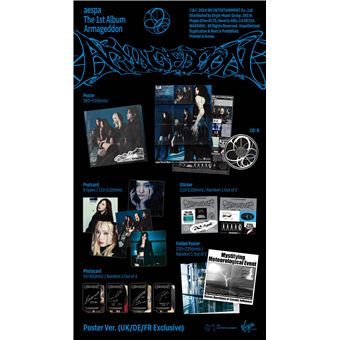 AESPA [1er álbum Armageddon] (Zine Ver.) + juego de 3 tarjetas fotográficas adicionales