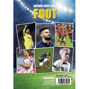 Agenda scolaire Foot 2023-2024