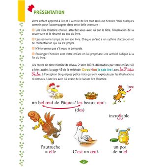 Cocorico Je sais lire ! 1res lectures -Les P'tites Poules et l'incroyable oeuf de Pâques niv2
