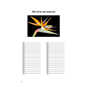 Ma liste de course