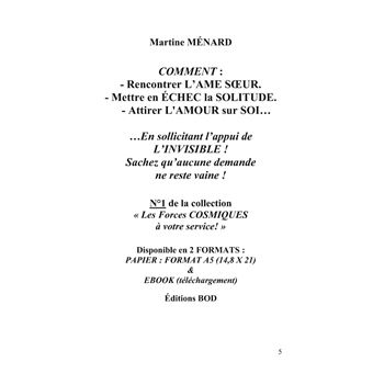 COMMENT : rencontrer l'AME SOEUR - mettre en ÉCHEC la SOLITUDE - attirer l'AMOUR sur SOI...