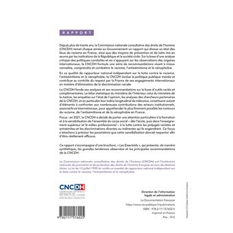 La lutte contre le racisme, l'antisémitisme et la xénophobie