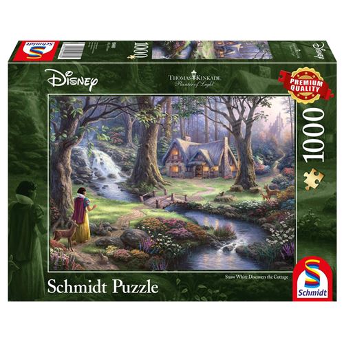 Puzzle Disney - Blanche Neige Découvre La Chaumière - 1000 Pièces
