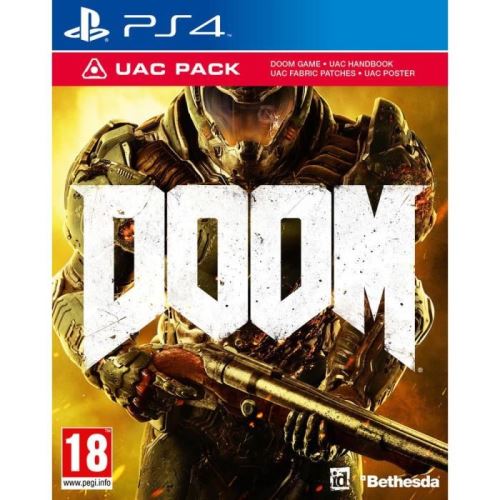 Pochette avant du jeu Doom Edition UAC PS4
