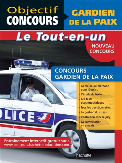 Objectif concours tout-en-un gardien de la paix
