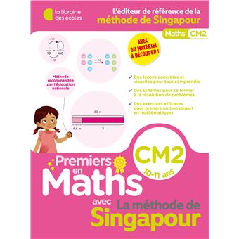 Premiers en maths - Méthode de Singapour CM2 (2025)