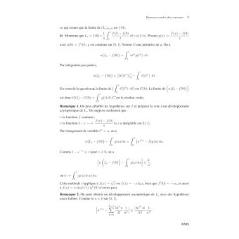 Concours CPGE scientifiques Oral mathématiques grandes écoles 132 exercices