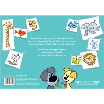 nadering rekken juni Woezel &amp; Pip - met stickers - Gigagroot Kleurboek - Guusje Nederhorst -  paperback, Boek Alle boeken bij Fnac.be