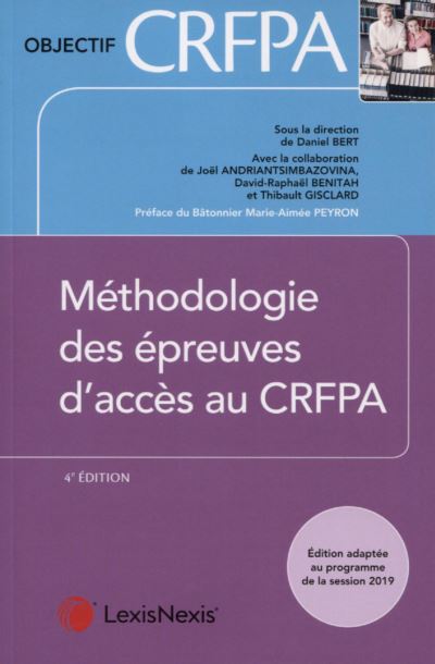 Méthodologie des épreuves d'entrée au CRFPA