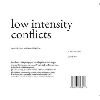 Low intensity conflicts