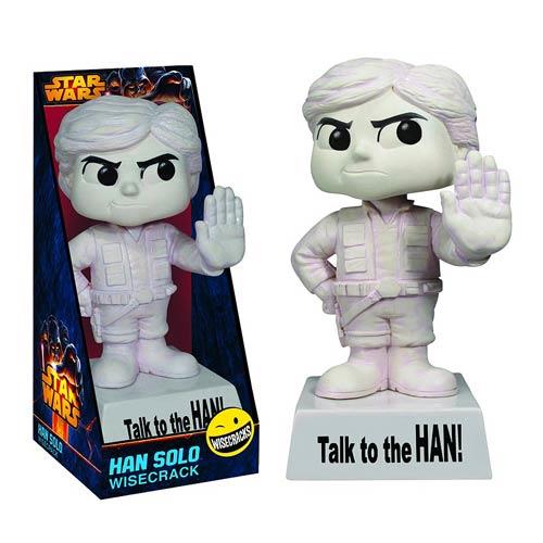 Figurine Wacky Wisecracks Han Solo Talk to the Han! Funko 20cm