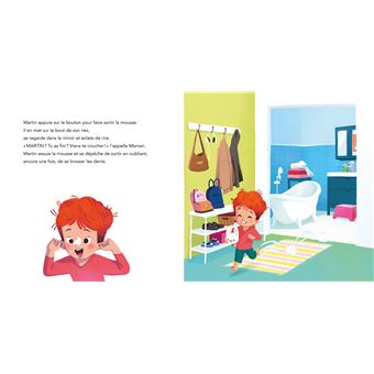 Martin se brosse les dents