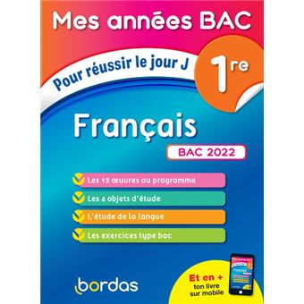 Mes Années Bac Pour réussir le jour J Français 1re BAC 2021