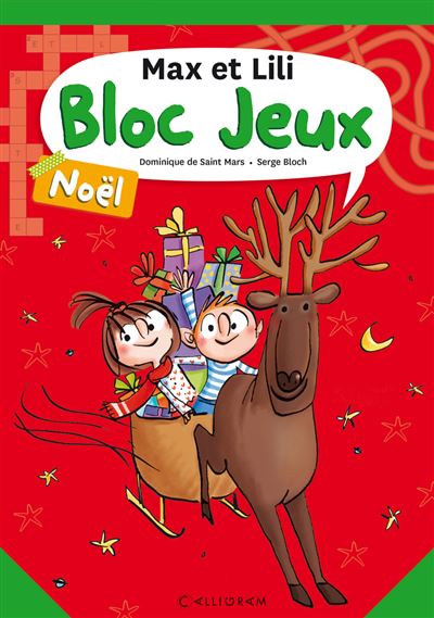 Max et Lili - Bloc jeux Noël - DOMINIQUE SAINT MARS (DE) - broché