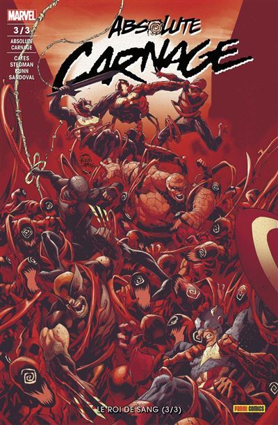 Absolute Carnage Tome 3 Le Roi Du Sang 3 3 Donny Cates Ryan Stegman Broche Achat Livre Fnac