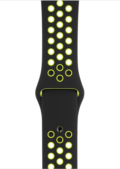 APPLE 44MM BLK/VOLT NIKE SPORT BAND S/M + M/L MTMW2ZM