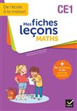 De l'école à la maison - Maths CE1 Ed. 2022 - Mes fiches Leçons de Maths + exercices numériques
