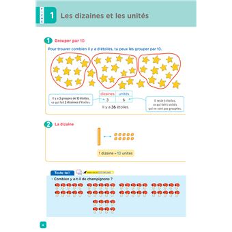 De l'école à la maison - Maths CE1 Ed. 2022 - Mes fiches Leçons de Maths + exercices numériques