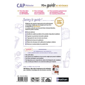 CAP Pâtissier 1/2 Guide de Référence - 2022