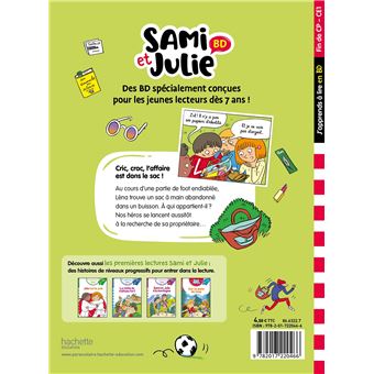 Sami et Julie BD Fin de CP- CE1 - Cric, crac, L'affaire est dans le sac !