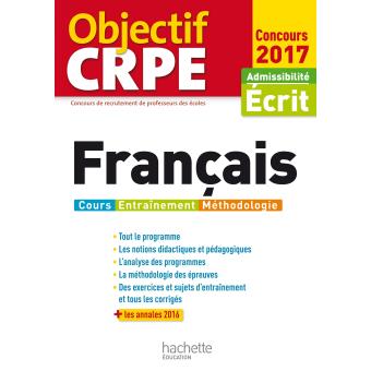 Objectif CRPE Français - 2017 - 1