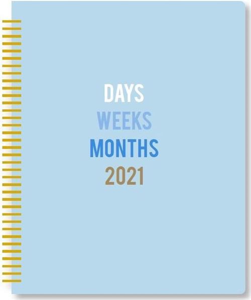 AGENDA 21 DAYS WEEKS M BLUE 18 MND L