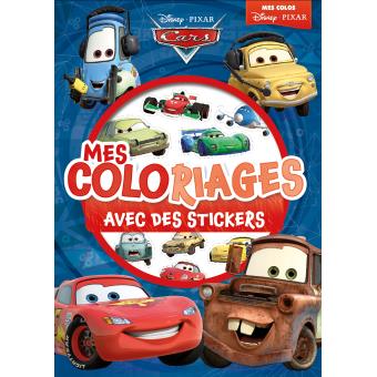 Cars, mes coloriages avec stickers