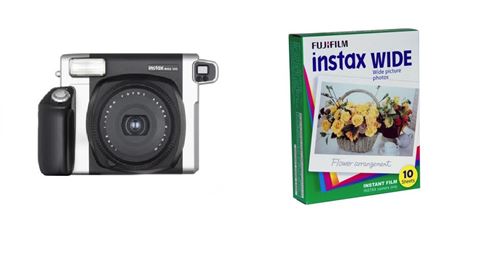 Appareil photo instantané Fuji Instax Wide 300 + Film Monopack 10 poses