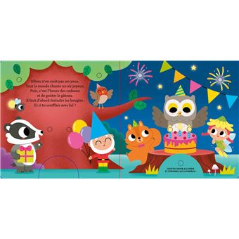 Ballon + Livre Lumières - Joyeux anniversaire