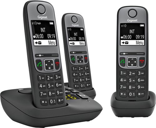 Téléphone Sans Fil Gigaset A705A Trio Black