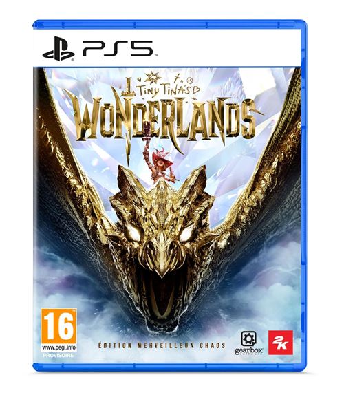 Pochette avant du jeu Tiny Tina's Wonderlands Edition Merveilleux Chaos PS5