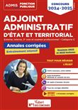 Concours Adjoint administratif - Catégorie C - Annales corrigées - Session 2023 incluse