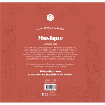 Les Grands carrés d'Art-thérapie Musique