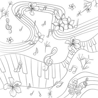 Les Grands carrés d'Art-thérapie Musique