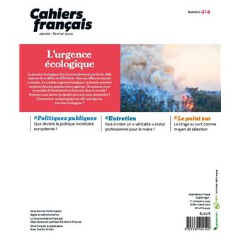 L'urgence écologique