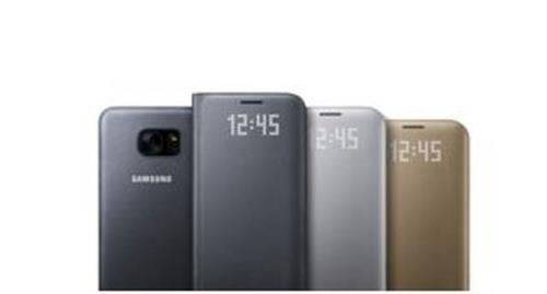 Etui Samsung LED View Noir pour Galaxy S7 Edge