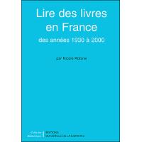 Lire des livres en france des annees 1930 a 2000