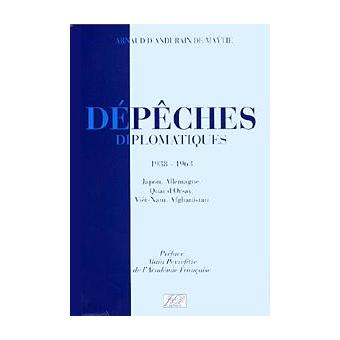 Dépêches diplomatiques 19381963 Japon Allemagne Quai d'Orsay ViêtNam
